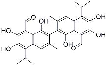 棉酚分子式结构图