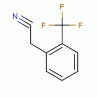 2-(三氟甲基)苯基乙腈分子式结构图