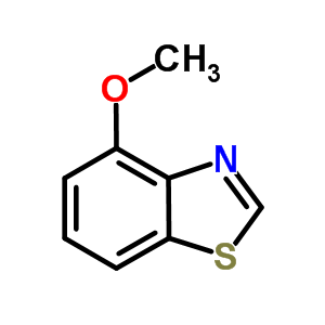 4-甲氧基苯并噻唑分子式结构图