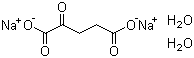 2-氧代-1,5-戊二酸二钠盐二水合物分子式结构图