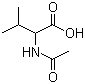 N-乙酰-DL-缬氨酸分子式结构图