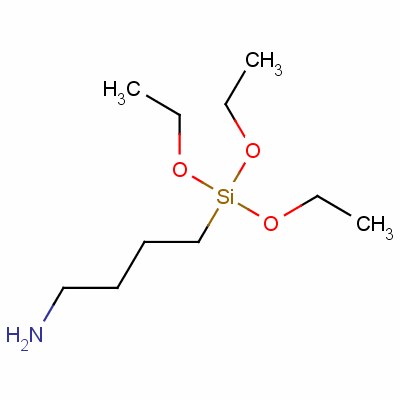 4-氨基丁基三乙氧基硅烷分子式结构图