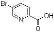 5-溴-2-吡啶羧酸分子式结构图