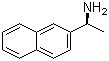 (S)-(-)-1-(2-萘基)乙胺分子式结构图