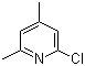 2-氯-4,6-二甲基吡啶分子式结构图