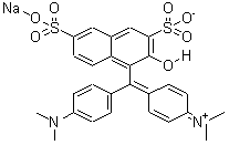 酸性绿50分子式结构图