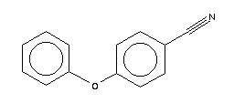 4-苯氧基苯甲腈分子式结构图