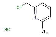 2-甲基-6-氯甲基吡啶盐酸盐分子式结构图