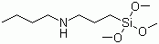 N-[3-(三甲氧基硅基)丙基]正丁胺分子式结构图