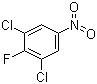 3,5-二氯-4-氟硝基苯分子式结构图