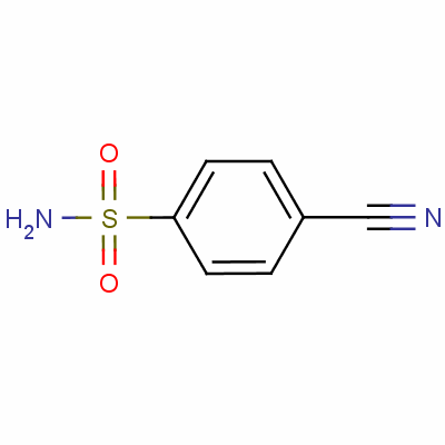 4-氰基苯磺酰胺分子式结构图