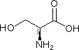 D-丝氨酸分子式结构图