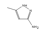 3-氨基-5-甲基吡唑分子式结构图