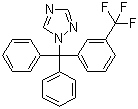 1-(3-三氟甲基三苯甲基)-1H-1,2,4-三氮唑分子式结构图