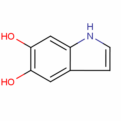 5,6-二羟基吲哚分子式结构图