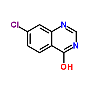 7-氯-4(3H)-喹唑啉酮分子式结构图