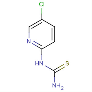 N-(5-氯-2-吡啶基)硫脲分子式结构图