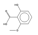 6-甲氧基水杨酸分子式结构图