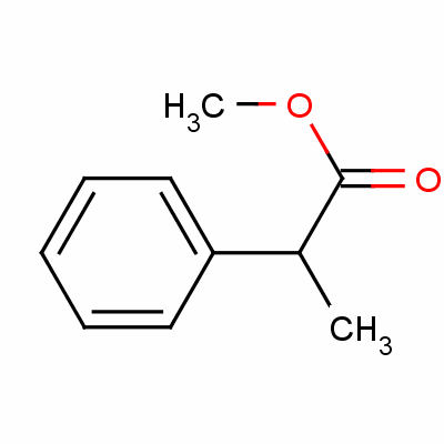 2-苯基丙酸甲酯分子式结构图