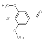 4-溴-3,5-二甲氧基苯甲醛分子式结构图