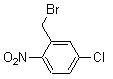 5-氯-2-硝基溴苄分子式结构图