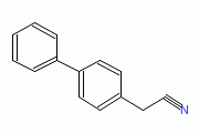4-联苯乙腈分子式结构图