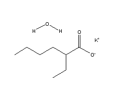 2-乙基己酸钾分子式结构图