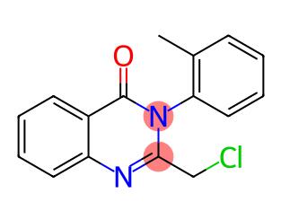 氯甲喹酮分子式结构图