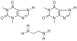 氨茶碱分子式结构图