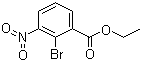 2-溴-3-硝基苯甲酸乙酯分子式结构图