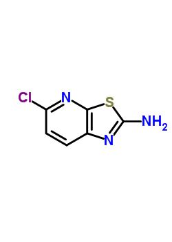 5-氯-2-氨基噻唑[5,4-b]并吡啶分子式结构图