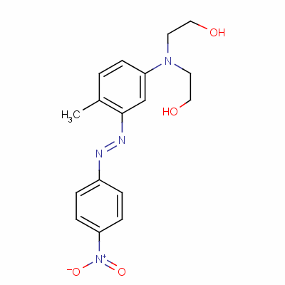 分散红 17分子式结构图