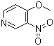 4-甲氧基-3-硝基吡啶分子式结构图