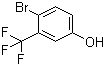 3-三氟甲基-4-溴苯酚分子式结构图