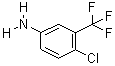 5-氨基-2-氯三氟甲苯分子式结构图