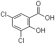 3,5-二氯水杨酸分子式结构图