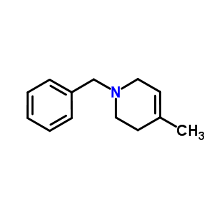 1-苄基-4-甲基-1,2,3,6-四氢吡啶分子式结构图