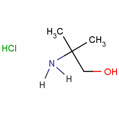 2-氨基-2-甲基-1-丙醇盐酸盐分子式结构图