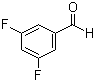 3,5-二氟苯甲醛分子式结构图