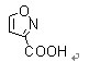 3-异恶唑甲酸分子式结构图