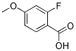 2-氟-4-甲氧基苯甲酸分子式结构图