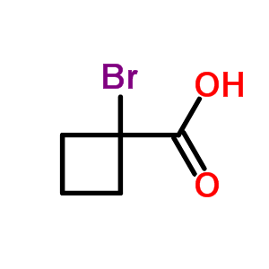 1-溴代环丁羧酸分子式结构图