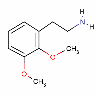 2,3-二甲氧基苯乙胺分子式结构图