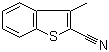 2-氰基-3-甲基苯并噻吩分子式结构图