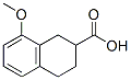 8-甲氧基-1,2,3,4-四氢萘-2-羧酸分子式结构图