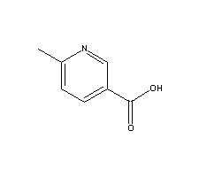 6-甲基烟酸分子式结构图