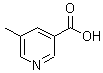 5-甲基烟酸分子式结构图