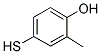 4-羟-3-甲基苯硫酚分子式结构图