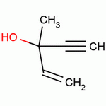 3-甲基-1-戊烯-4-炔-3-醇分子式结构图