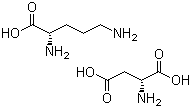 L-鸟氨酸-L-天门冬氨酸盐分子式结构图